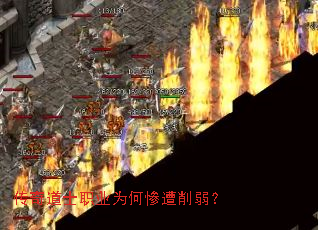 传奇道士职业为何惨遭削弱? 传奇道士职业为何惨遭削弱?