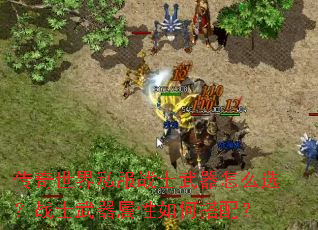 传奇世界私服战士武器怎么选?战士武器属性如何搭配? 传奇世界私服战士武器怎么选?战士武器属性如何搭配?