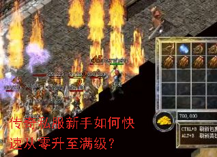 传奇私服新手如何快速从零升至满级? 传奇私服新手如何快速从零升至满级?