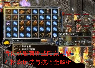 传奇私服有哪些隐藏秘密?精彩玩法与技巧全解析 传奇私服有哪些隐藏秘密?精彩玩法与技巧全解析