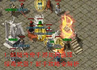 1.85版传奇手游如何选择绿毒武器?新手攻略全解析 1.85版传奇手游如何选择绿毒武器?新手攻略全解析