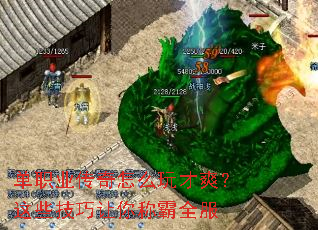 单职业传奇怎么玩才爽?这些技巧让你称霸全服 单职业传奇怎么玩才爽?这些技巧让你称霸全服