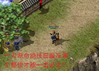 一刀断命绝技应瞄准哪个部位才能一击必杀? 一刀断命绝技应瞄准哪个部位才能一击必杀?